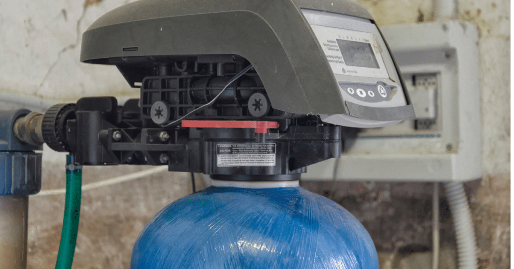 water softener piping